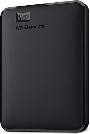 Western Digital 1 TB Elements Portable External Hard Drive USB 3.0, Black