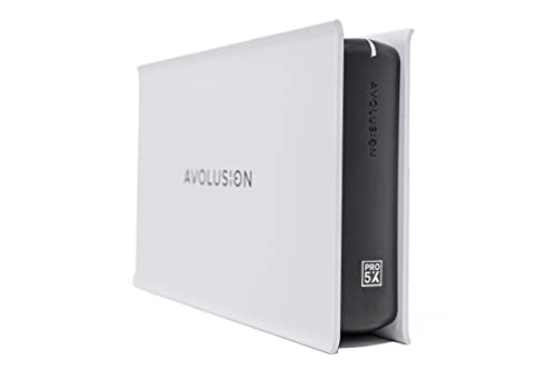 Avolusion PRO-5X Series Disco rigido esterno da gioco USB 3.0 da 8 TB per console di gioco PS5 (bianco)