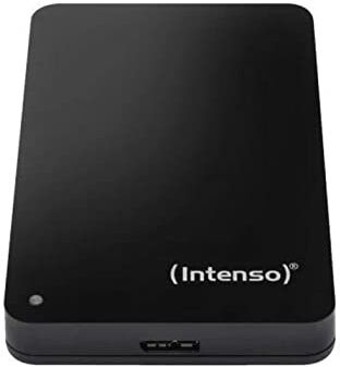 Intenso 6021560 HDD Esterno, 2.50 Pollici, USB 3.0, 1000 GB, Autoalimentato, 5400 RPM, 6000 Mb/s, Nero