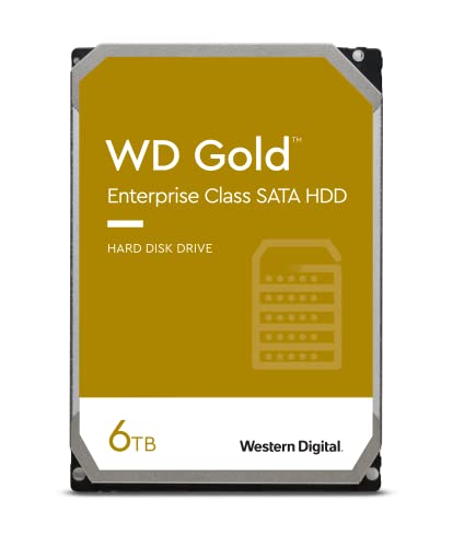 Western Digital Gold HDD 6 TB SATA 256 MB 3.5 Inch, WD6003FRYZ