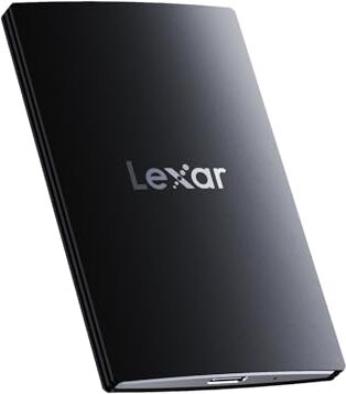 Lexar SL500 1TB SSD Esterno, SSD Portatile USB3.2 Gen2x2, PSSD fino a 2000MB/s lettura, 1800MB/s scrittura, unità a stato solido esterna compatibile con iPhone serie 15/Mac/PS5/XBOX(LSL500X001T-RNBNG)