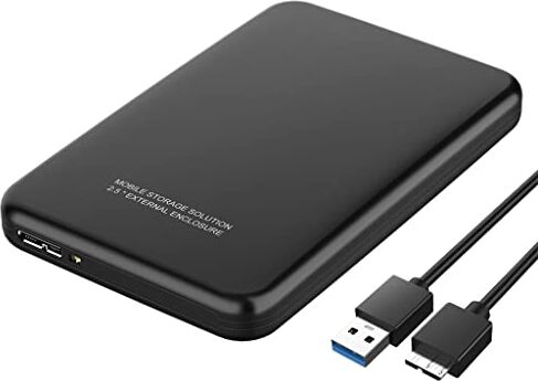 xnvdojt n/a Disco rigido esterno USB 3.0 500 GB 1 TB 2 TB Unità dispositivo di archiviazione 7200 giri/min Unità disco rigido mobile HDD 2,5" (Color : Black, Size : 500GB)