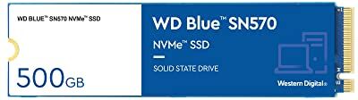 Western Digital Blue SN570 500GB M.2 PCIe NVMe SSD, con velocità di lettura fino a 3500 MB/s