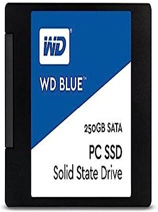 Western Digital Blue 250GB Unità allo Stato Solido SSD Interna SATA 6Gb/s 2.5" WDS250G1B0A