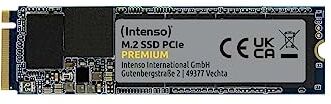 Intenso 3835440 250 GB M.2 SSD PCIe Premium, fino a 2100 MB/s, (PCI Express Gen.3x4 NVMe 1.3, Solid State Drive)