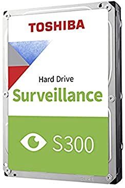 Toshiba 6TB S300 Surveillance HDD 3.5' SATA Internal Hard Drive Supports up to 64 HD cameras at a 180TB/Year workload (HDWT720UZSVA)