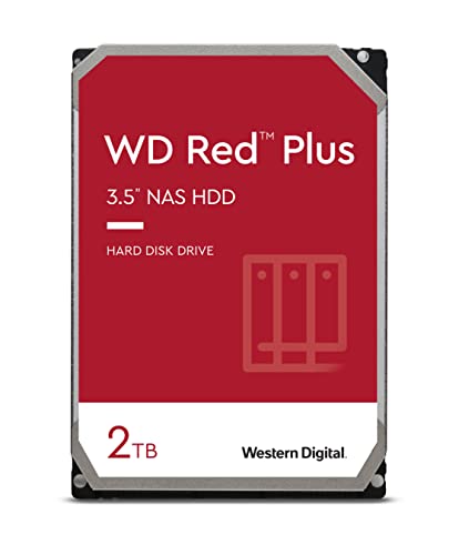 Western Digital Red 2 TB NAS hard disk interno 3.5", 5400 RPM Class, SATA 6 Gb/s, CMR, 64 MB Cache, WD20EFAX