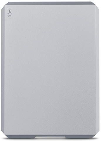 LaCie Mobile Drive, 5TB, Hard Disk Esterno Portatile, USB-C, Space Grey, 2 anni Rescue Services (STHG5000402)