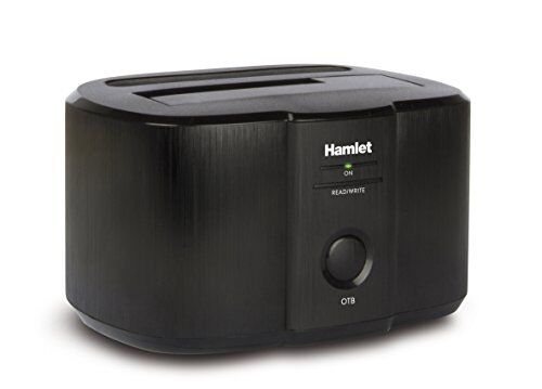Hamlet HXDD2535 Enclosure per hard disk esterno da 2,5/3,5" Enclosure HDD/SSD Nero – Hard Disk 2,5/3,5", SATA, Seriale ATA II, Serial ATA III, 4 TB, 3.0 (3.1 Gen 1), USB tipo B, femmina)