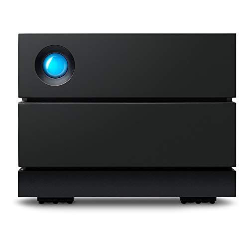 LaCie 2big RAID da 8TB, Hard Disk Esterno per Desktop, Classe Enterprise, Thunderbolt 3, USB-C, 7200 RPM, per Mac e PC Desktop, 5 anni Rescue Services (STHJ8000800)