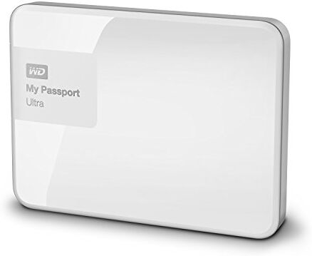 Western Digital BGPU0010BWT-EESN My Passport Ultra Hard Disk Esterno Portatile, USB 3.0, 1 TB, Bianco