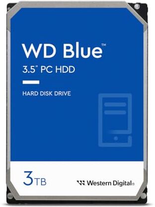 Western Digital da 3 TB, 5.400 giri/min, 256 MB.