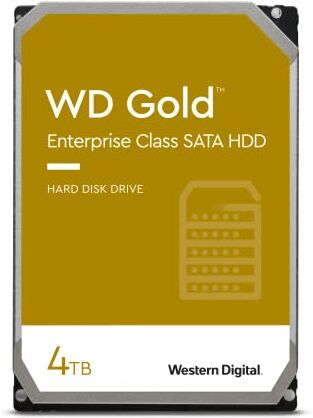 Western Digital Gold HDD 4 TB SATA 256 MB 3.5 Inch, WD4003FRYZ