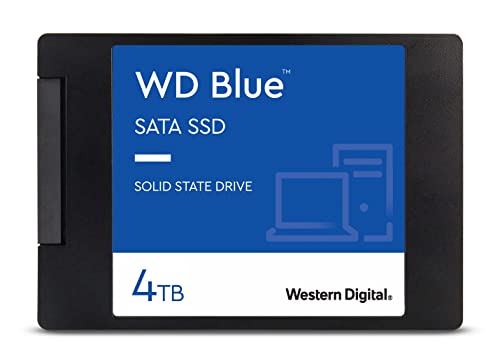 Western Digital Blue 4TB 2.5” SATA SSD con velocità di lettura fino a 560 MB/s
