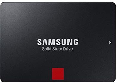 Samsung MZ-76P2T0B Unità SSD Interna 860 PRO, 2 TB, 2.5" SATA III, Nero/Rosso