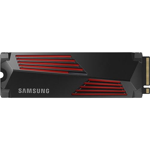 Samsung Memorie MZ-V9P2T0C 990 PRO SSD Interno con Dissipatore di Calore da 2TB, compatibile con Playstation 5, PCIe Gen 4.0 x4 NVMe M.2