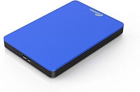 Sonnics 320GB Blu hard disk esterno portatile USB 3.0 Super velocità di trasferimento per uso con Windows PC, Apple Mac, Xbox One e PS4