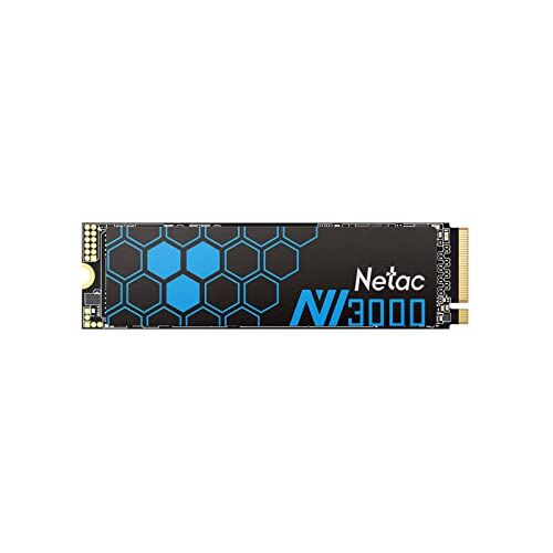Netac Interno NVMe SSD, PCIE SSD 250GB, Unità a Stato Solido Interna, 3D NAND M.2 2280, Fino a 3000MB/s, Per PC Gamer, Ufficio, Video Clip e Design（Con Dissipatore di Calore）