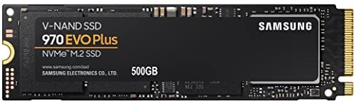 Samsung 970 EVO Plus MZ-V7S500BW , Internal NVMe M.2 SSD, 500 GB, Up to 3,500 MB/s sequential read