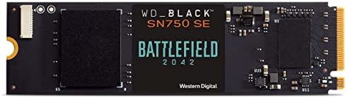 Western Digital _BLACK SN750 SE 500GB M.2 2280 PCIe Gen4 NVMe Gaming SSD Battlefield 2042 PC Game Code Bundle up to 3600 MB/s read speed