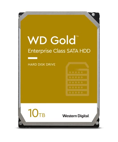 Western Digital Gold HDD 10 TB SATA 256 MB 3.5 Inch, WD102KRYZ