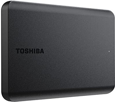 Toshiba Canvio Basics HDTB510XK3AA Hard disk esterno portatile USB 3.0, 1 TB, colore: Nero