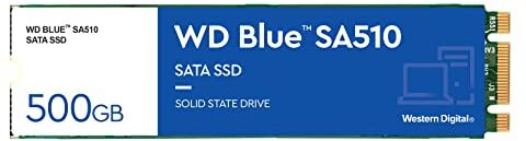 Western Digital Blue SA510 500 GB M.2 SATA SSD con velocità di lettura fino a 560 MB/s