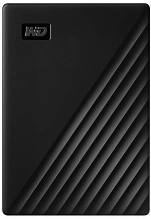 Western Digital 4TB My Passport HDD portatile USB 3.0 con software per gestione di dispositivi, backup e protezione tramite password funziona con PC, Xbox X, Xbox S, PS4 and PS5 Nero