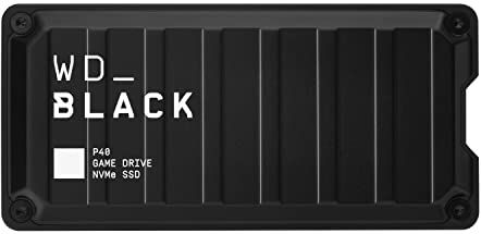 Western Digital BLACK 500 GB P40 Game Drive SSD con velocità di fino a 2.000 MB/s, USB-C, USB 3.2, Gen 2x2, Externa NVMe, l'illuminazione RGB, compatibile con Playstation, Xbox, PC e Mac