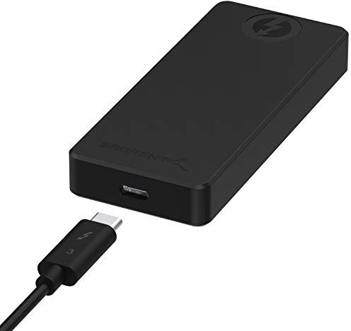 Sabrent SSD, SSD 500GB, SSD esterno, SSD portatile cavo USB type-C Thunderbolt 3, Disco a stato solido NVMe USB 3.2, Lettura fino a 2700 (MB/s), Rocket XTRM-Q, alluminio [Nero] (SB-XTMQ-500)