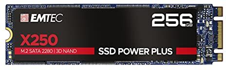 EMTEC ECSSD256GX250 Disco SSDInterno 2,5" SATA Collection X250 Power Plus 3D NAND 256 GB