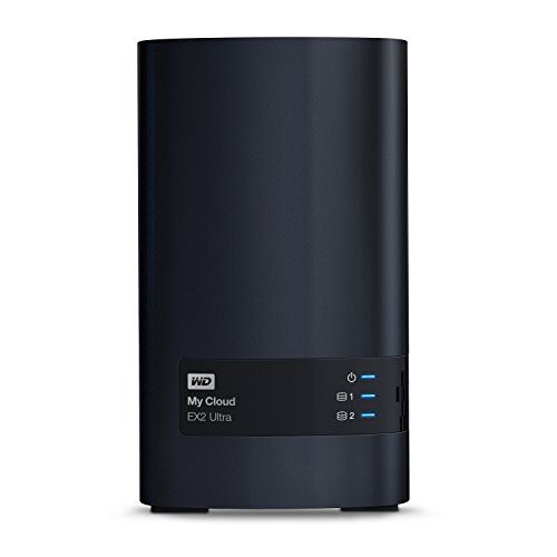 Western Digital My Cloud EX2 Ultra NAS Ethernet LAN Black NAS & Storage Servers (8 TB, HDD, HDD, 4000 GB, 2.5/3.5", 0, 1, JBOD)