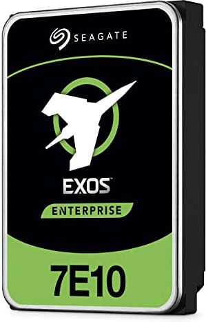 Seagate Exos 7E10, 10TB, Unità disco interna 3,5” SATA da 6GBit/s, 7.200 giri/min, cache da 256 MB, 2M MTBF, per sistemi classe Enterprise e data center (ST10000NM002B)