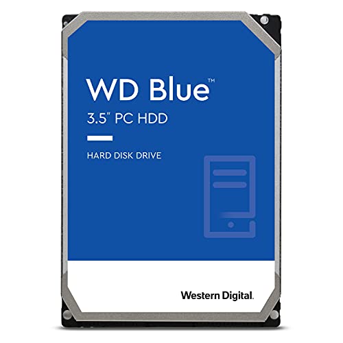 Western Digital Blue 1 TB 3.5" Disco Rigido Interno, Classe de 5400 RPM, SATA 6 Gb/s, 64 MB Cache