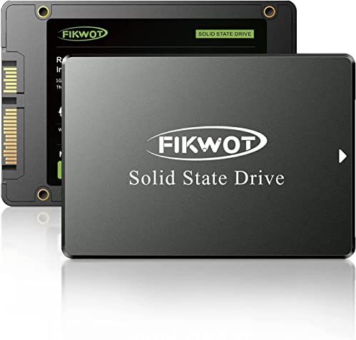 Fikwot FS810 Unità Interna a stato solido da 250GB da 2,5 pollici SATA III 6Gb/s, SSD Interno 3D NAND TLC, fino a 550MB/s, Compatibile con Laptop e PC Desktop