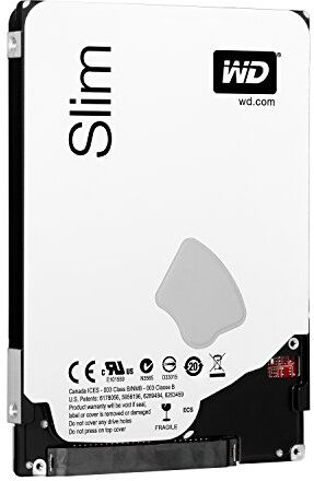 Western Digital WD10SPCX Blu Hard Disk Mobile da 1 TB, 5400 RPM, SATA 6 GB/s, 2.5 ", 7.0 mm