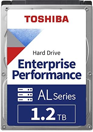 Toshiba AL14SEB120N  1.2TB 10K 2.5" SAS 12 Gb/s 10500 RPM 128MB 512n AL14 Enterprise HDD per Dell HP Lenovo Supermicro Server Hard Drive