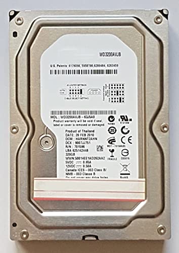 Generic 320 GB IDE WD3200AVJB-63J5A0 7200rpm 8MB HDD 3.5