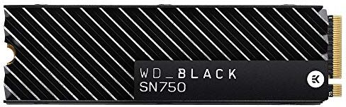 Western Digital BLACK SN750 500 GB NVMe SSD Interno con dissipatore di calore per Gaming ad Alte Prestazioni