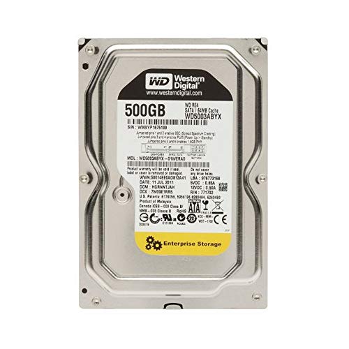Western Digital 500 GB RE4 Enterprise desktop 3.5 in SATA 7200rpm hard drive – OEM (Refurbished)
