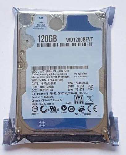 Generic Disco rigido SATA WD1200BEVT-00A23T0 5400RPM 8MB 2.5