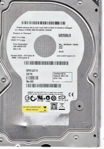 Generic 250 GB SATA WD2500JS-75NCB3 7200 rpm 8 MB HDD 3.5