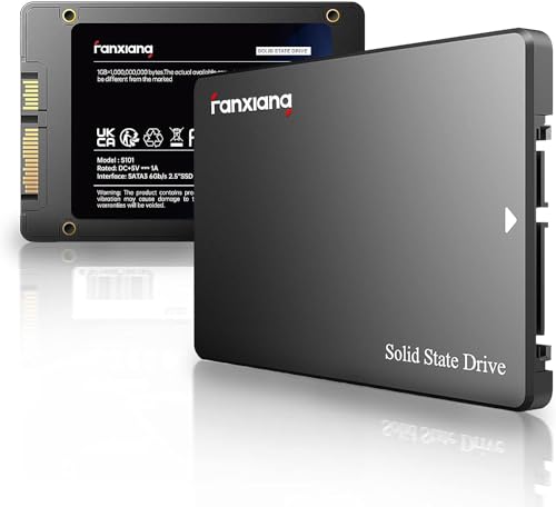 fanxiang S101 256GB SSD SATA III 6Gb/s 2.5" Unità a Stato Solido Interna, Velocità di Lettura fino a 550MB/sec, Compatibile con Laptop e PC Desktop(Nero)