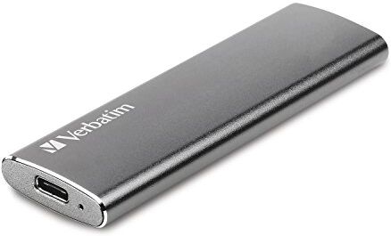 Verbatim SSD Vx500 120 GB Space Gray 29 g SSD esterno SSD USB 3.0 SSD esterno leggero per Windows e Mac OS X unità portatile USB-C memoria flash ad alta velocità