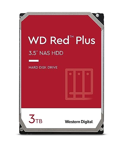Western Digital Red 3 TB NAS hard disk interno 3.5", 5400 RPM Class, SATA 6 Gb/s, CMR, 64 MB Cache, WD30EFAX