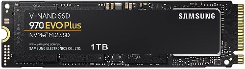 Samsung 970 EVO Plus 1 TB PCIe NVMe M.2 (2280) Internal Solid State Drive (SSD) (MMZ-V7S1T0BW ), Black