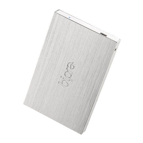 Bipra Disco rigido esterno portatile da 2,5", 120 GB, USB 2.0, Mac Edition, colore: Argento