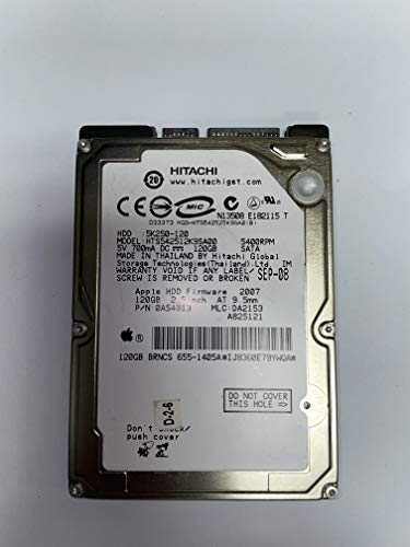 Hitachi Travelstar 5K250 Disco rigido interno SATA da 8 MB, 120 GB (5400 rpm)