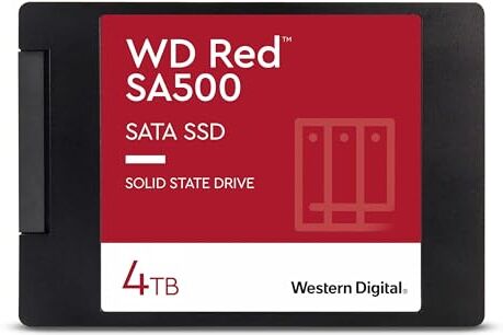 Western Digital Red NAS SSD 2.5 Pollici SATA, 4 TB