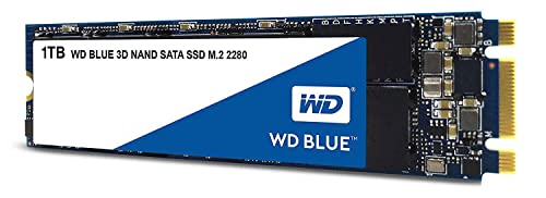 Western Digital Blue 3D NAND Internal SSD M.2 SATA 1 TB, Blue High Performance